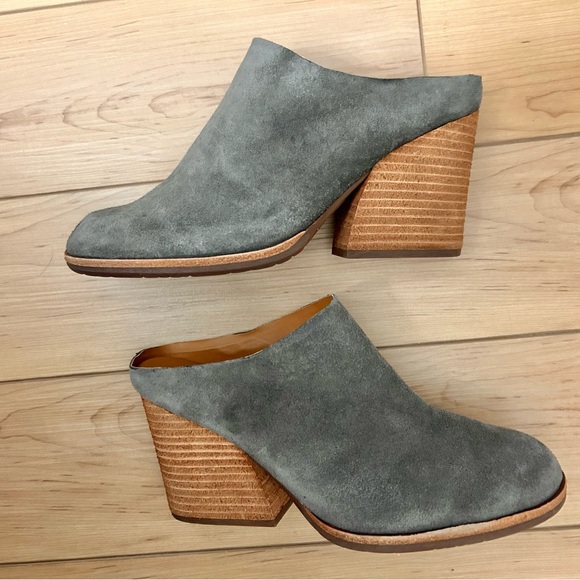 Kork Ease Chaillis Suede Block Heel Mules - Picture 4 of 8